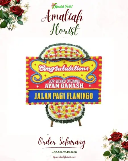 Sewa Papan Bunga Purwaharja